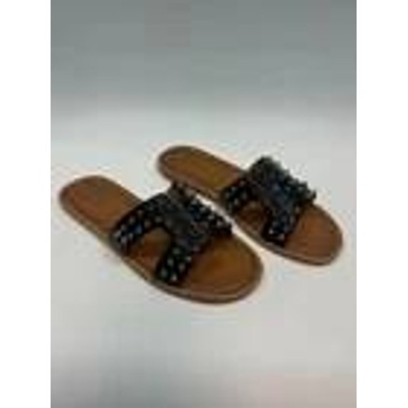ShuShop Shoes - Shu Shop Women's Brie Studded Sandals Black Size 7